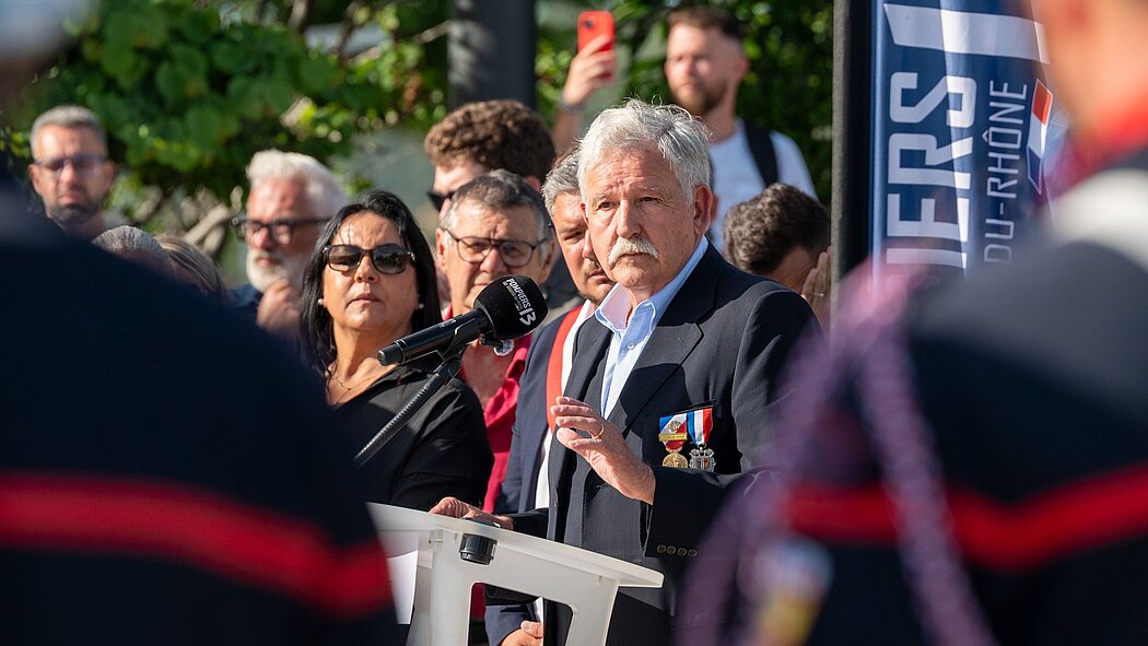 Richard Mallié, président du SDIS 13