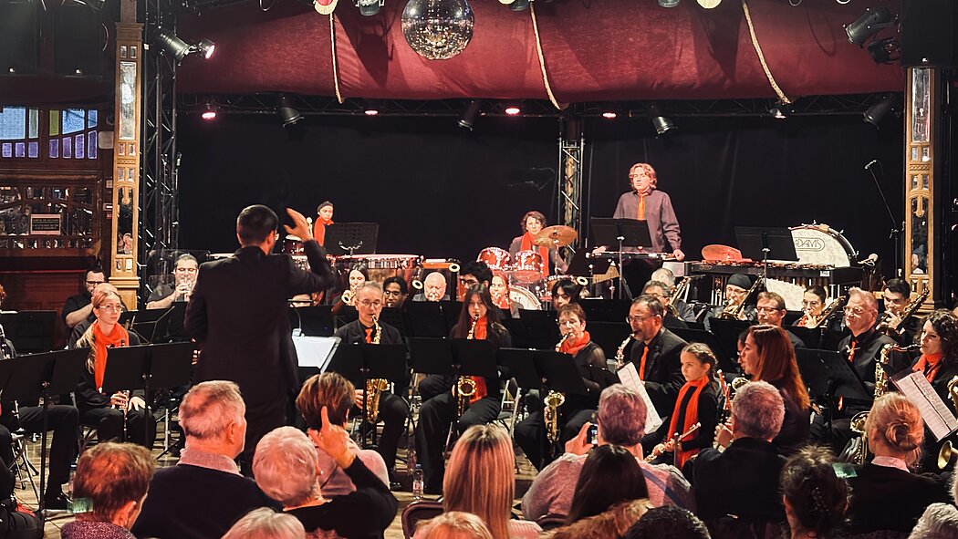 orchestre et le public