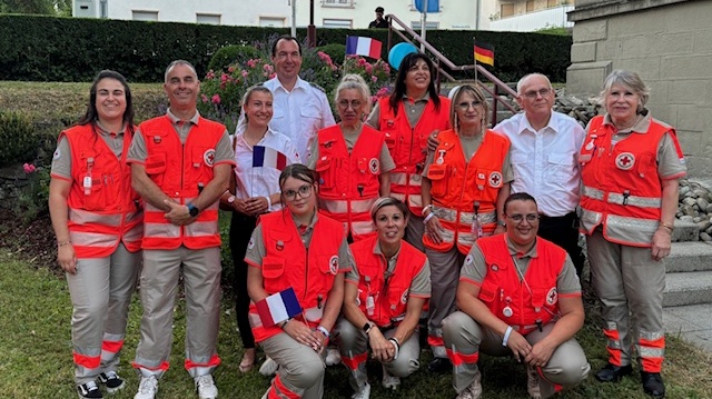 Les membres de la croix rouge d'Istres présents à Radolfzell
