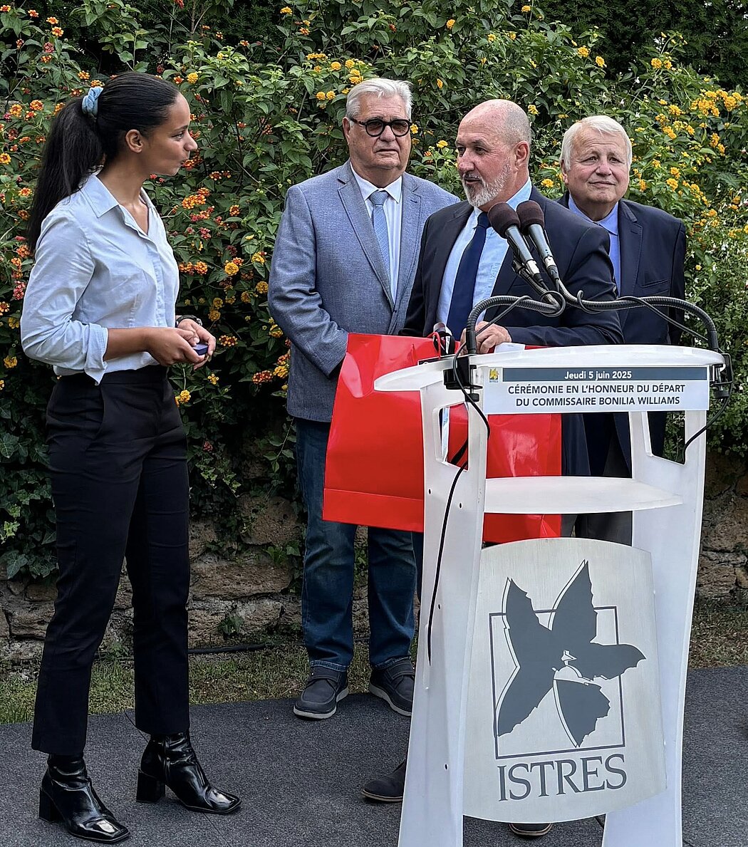 Le directeur interdépartemental de la Police Nationale, Cédric Esson
