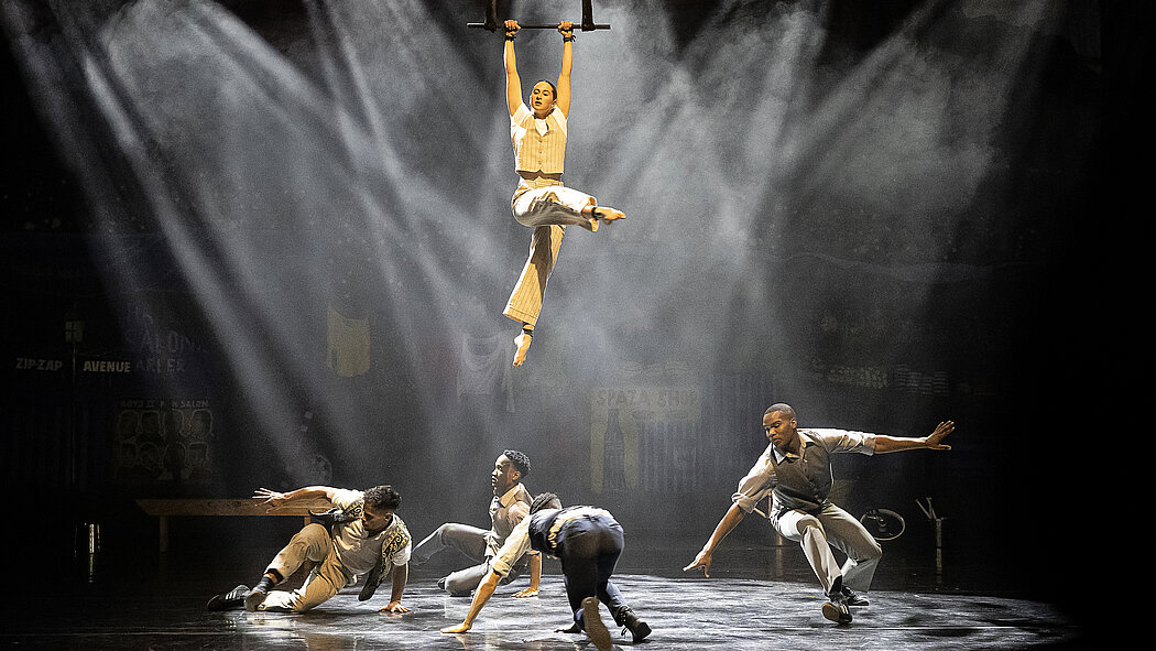 spectacle de trapesiste