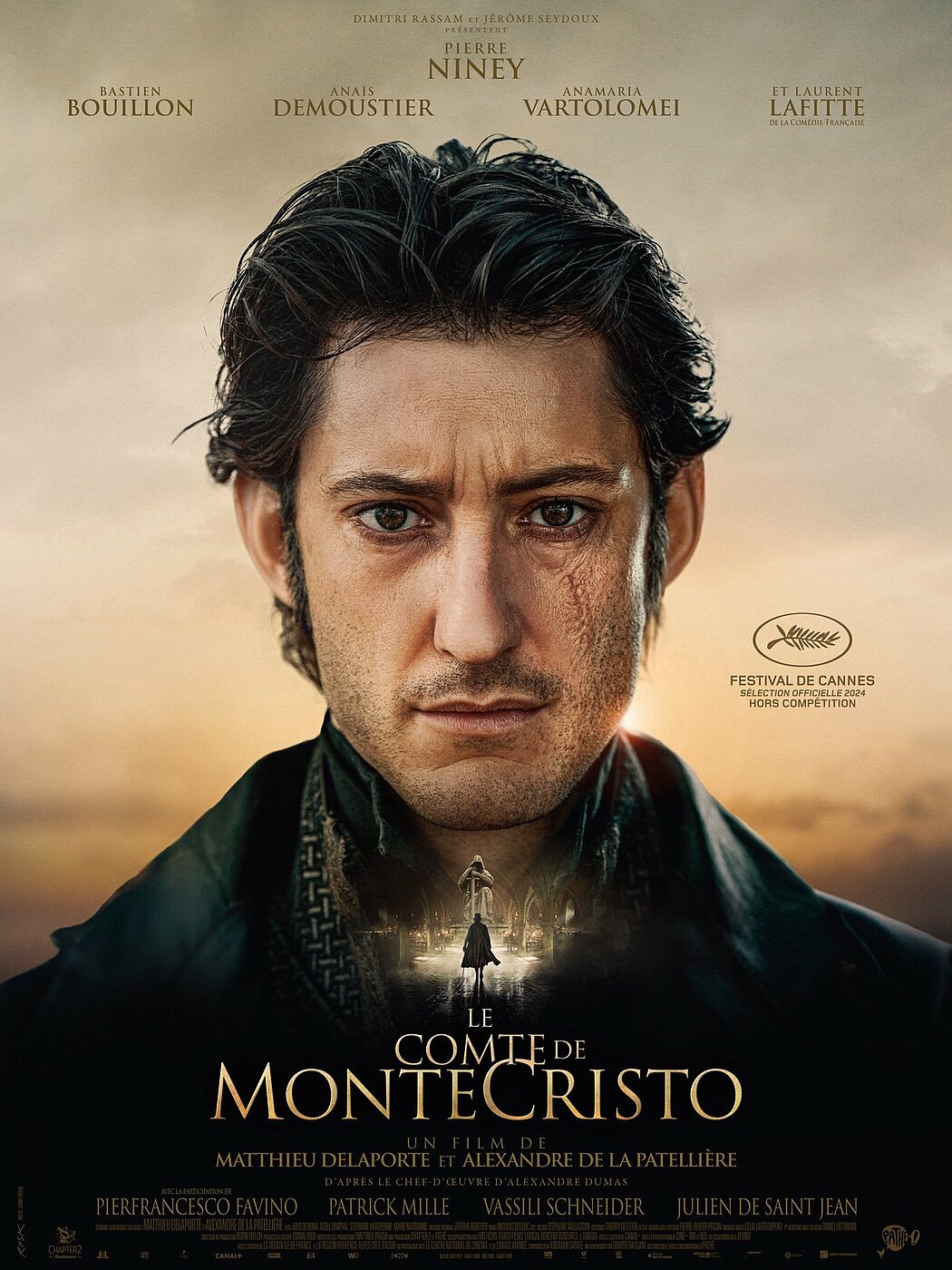 Affiche cinéma le conte de Monte cristo - pierre ninet acteur français