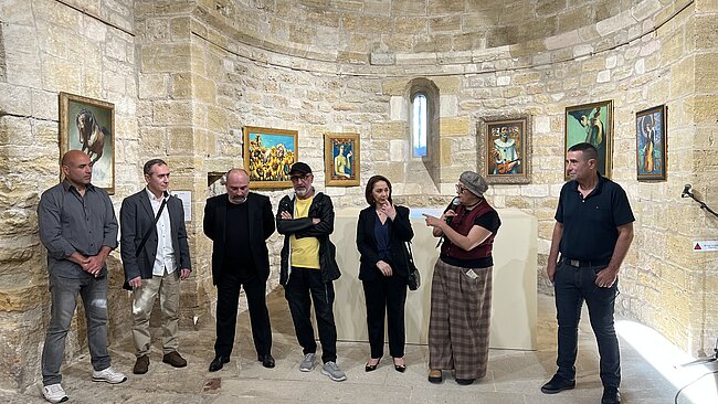 Vernissage de l'expo sur l'Art arménien à la chapelle
