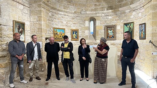 Vernissage de l'expo sur l'Art arménien à la chapelle