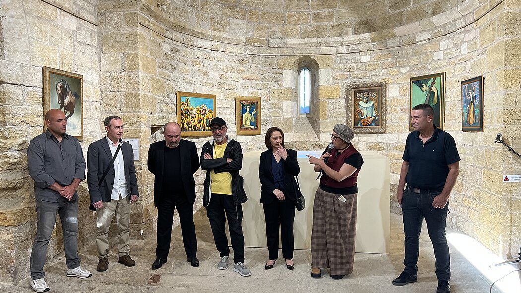 Vernissage de l'expo sur l'Art arménien à la chapelle