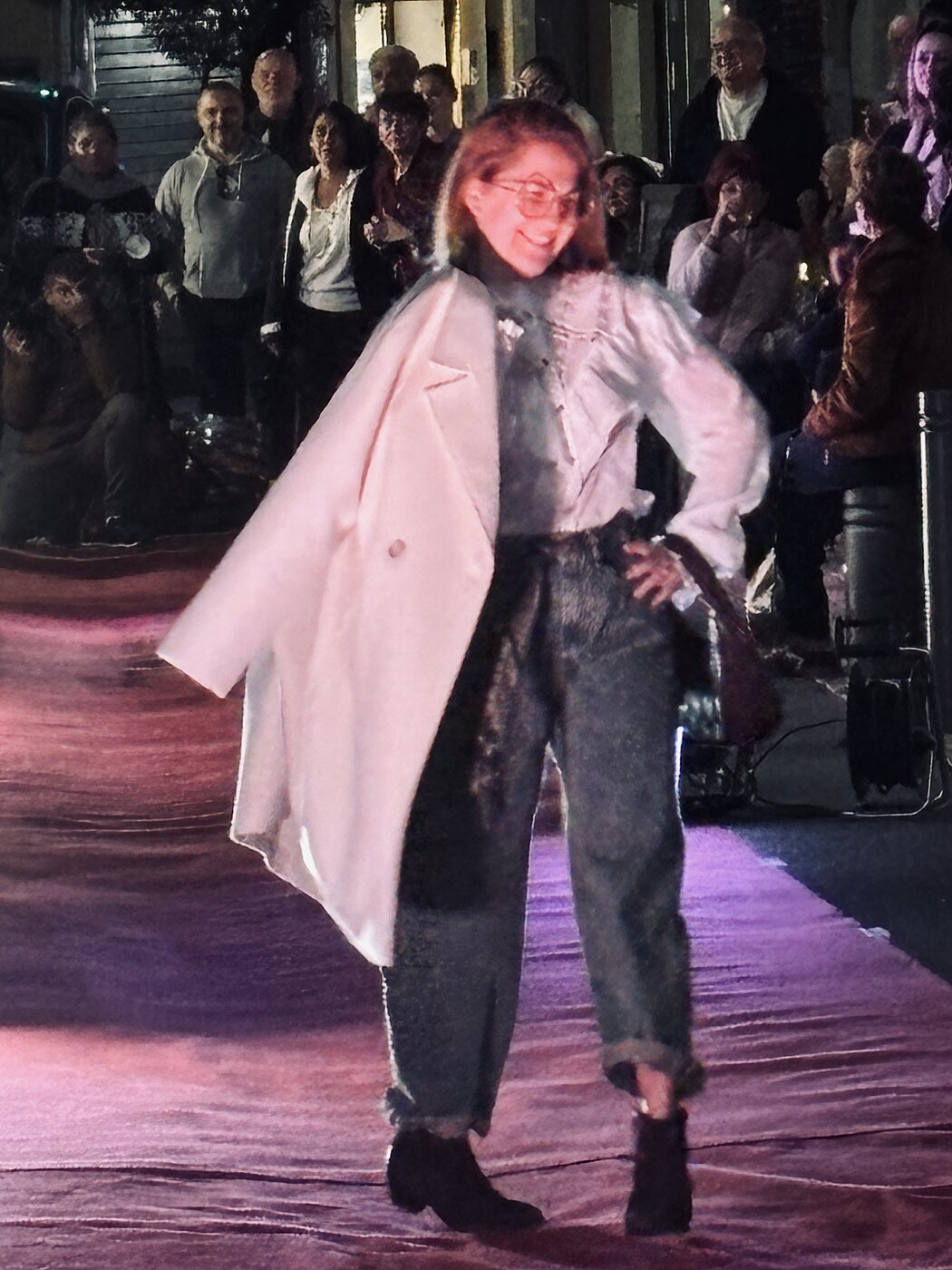 Défilé de mode dans la rue