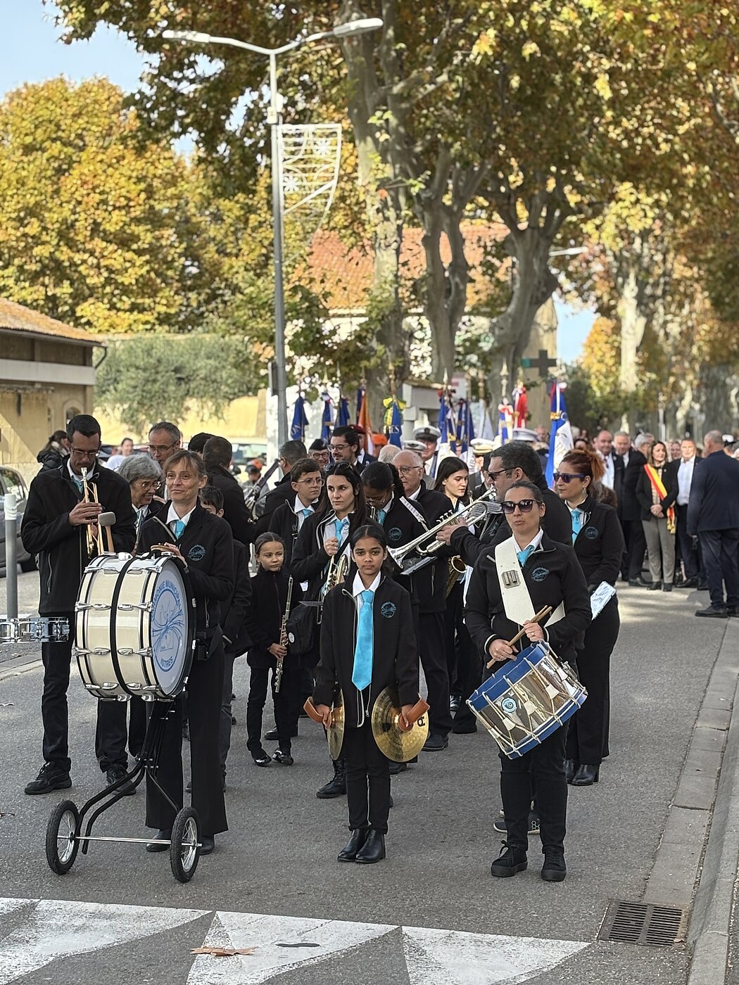 Les musiciens de l'Harmonie municipale