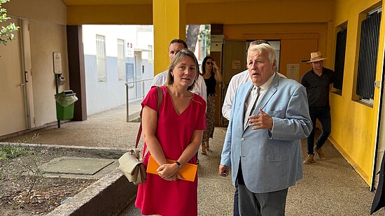 La prefet et le maire