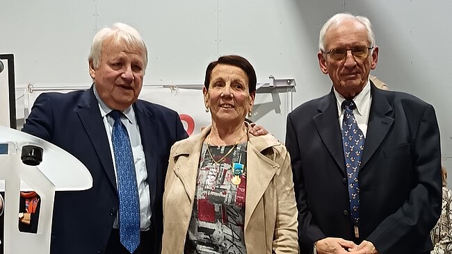 François Bernardini, Christiane Fino et Georges-Gérard Laguerre