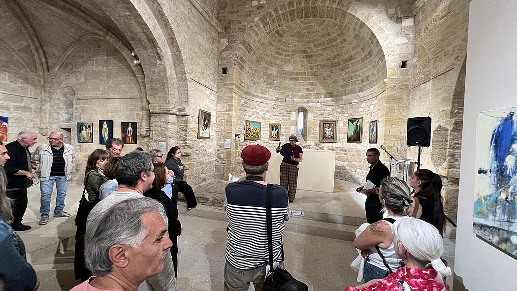 Vernissage de l'expo sur l'Art arménien à la chapelle