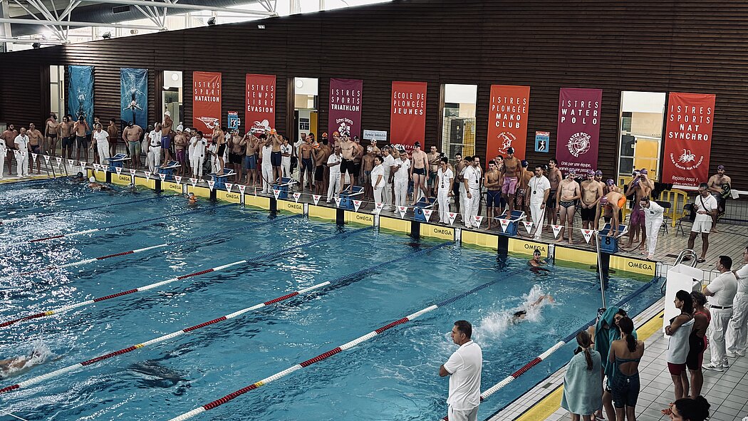 Compétition de natation
