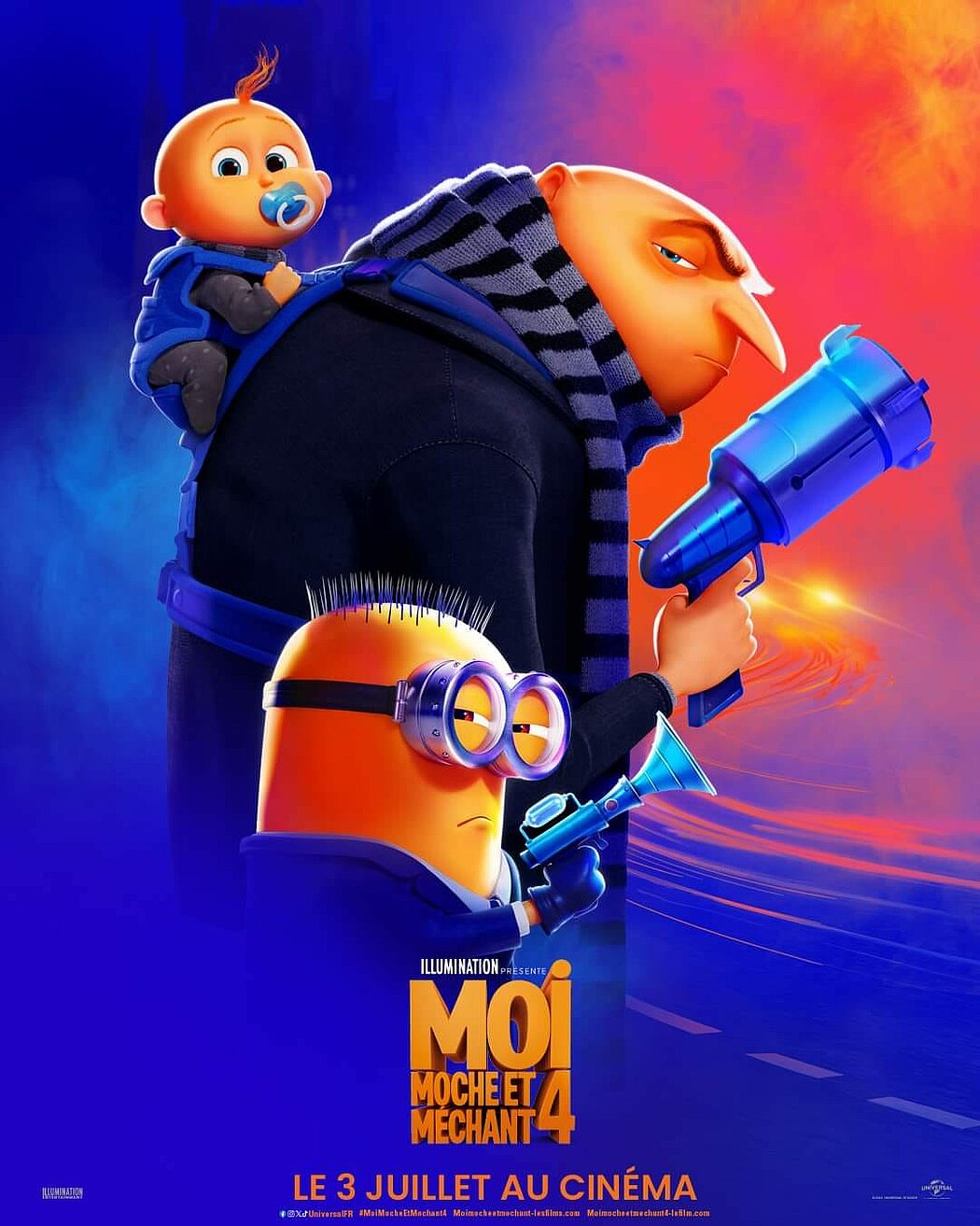 Affiche moi moche et méchant 4 - grut + mignon 