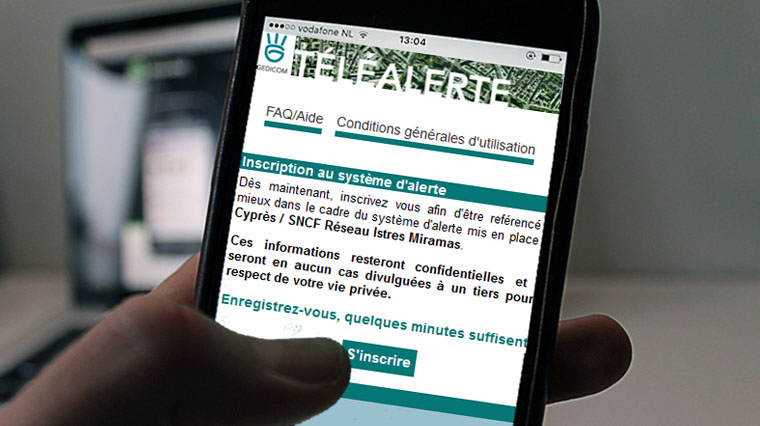 TÉLÉ ALERTE RISQUES MAJEURS - inscription au système d'alerte 
