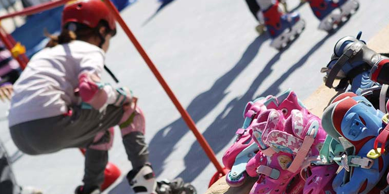 ECOLE MUNICIPALE DU SPORT photo d'enfant en roller